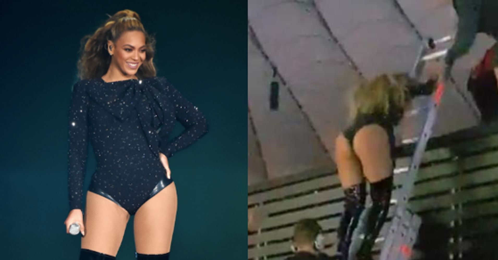 Beyoncé Trapped Onstage During Malfunction At Concert In Poland Huffpost 