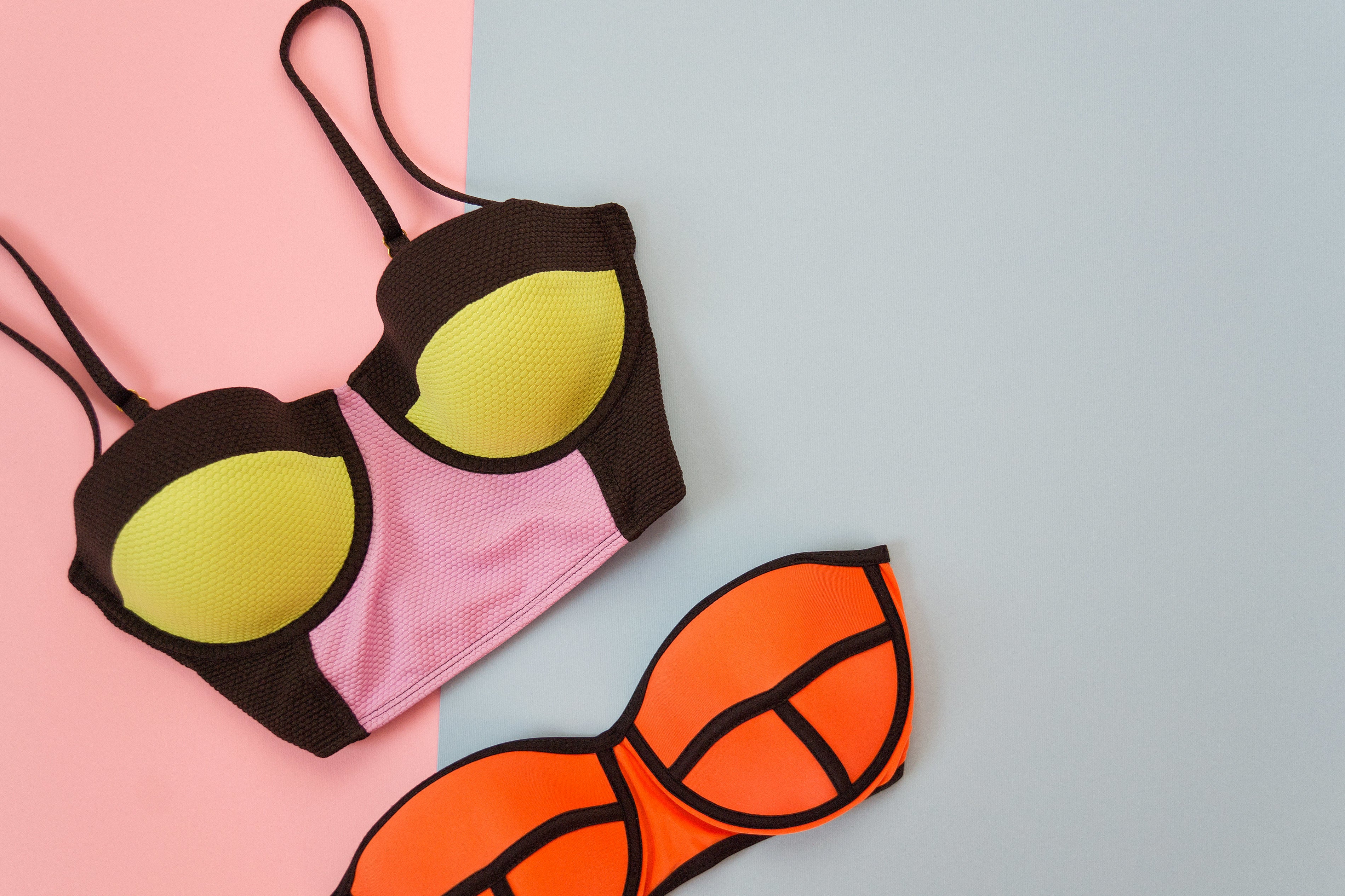 swimsuits based on bra size