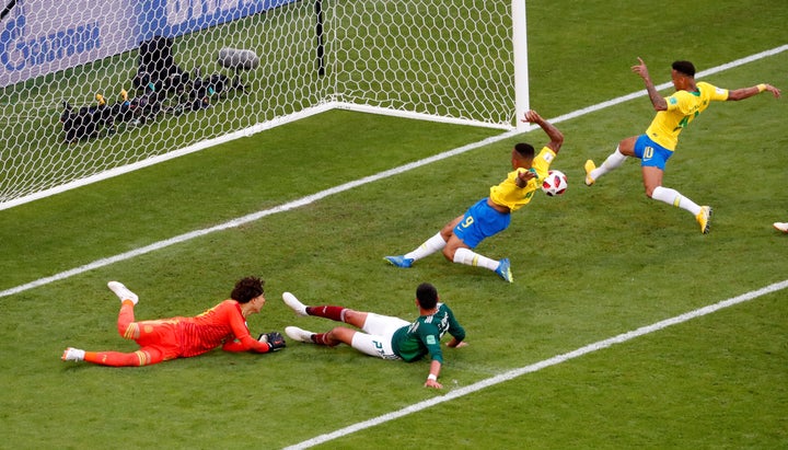Neymar's 55th-minute goal pushed Brazil past Mexico and into the 2018 World Cup quarterfinal. 