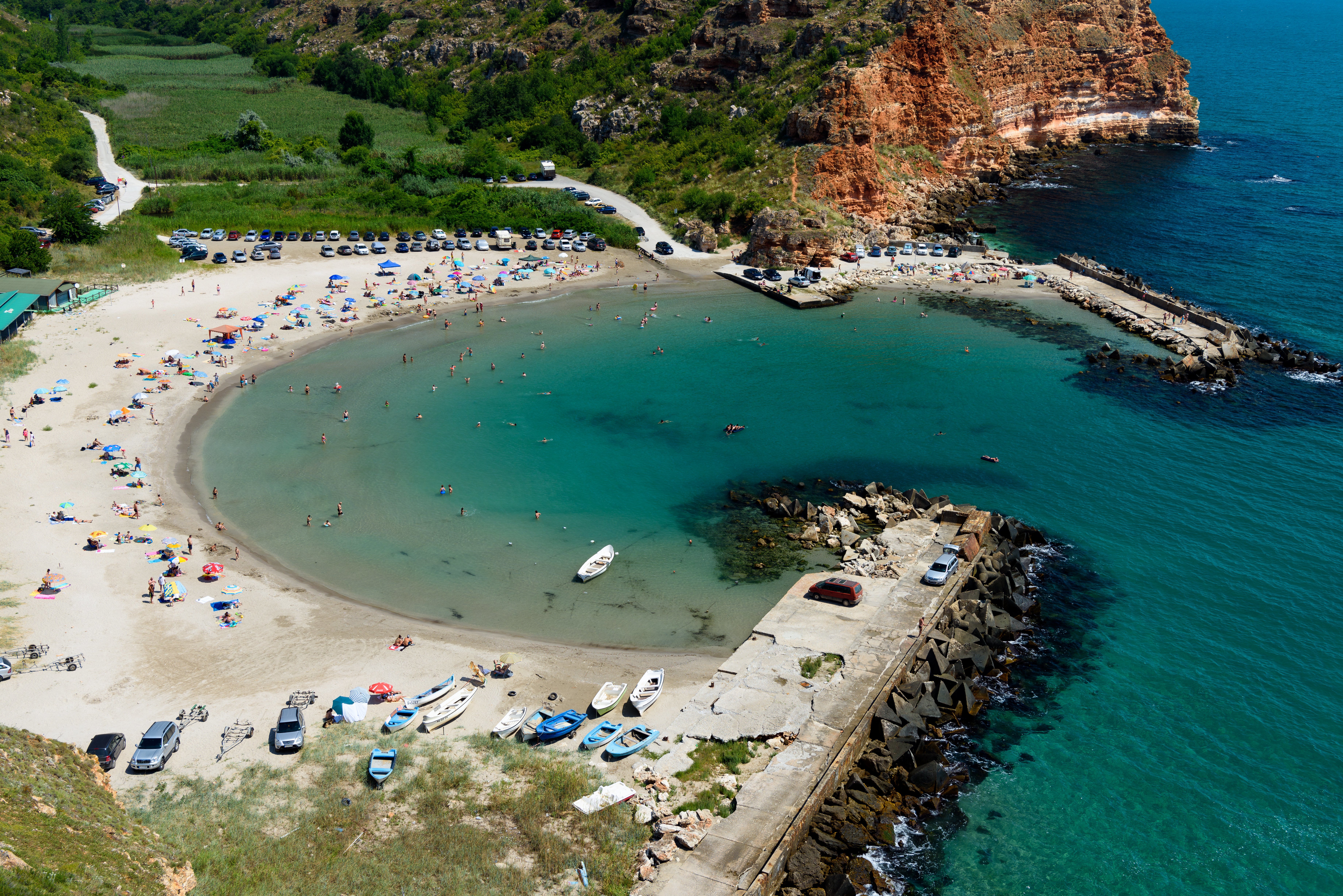 Beach on the Black Sea.