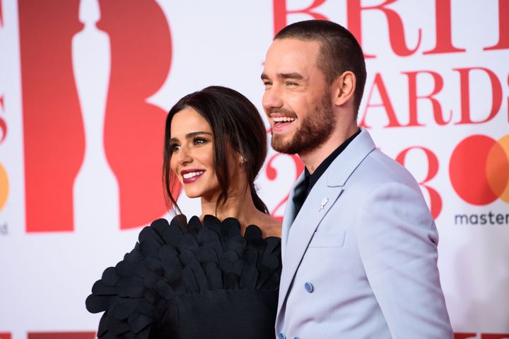 Cheryl and Liam at the Brit Awards in February 