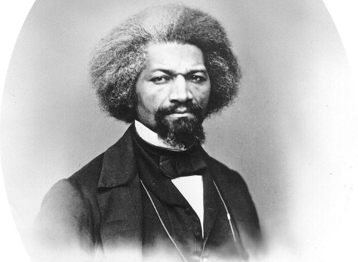 Frederick Douglass, an African-American who was one of the most eminent human rights leaders of the 19th century.
