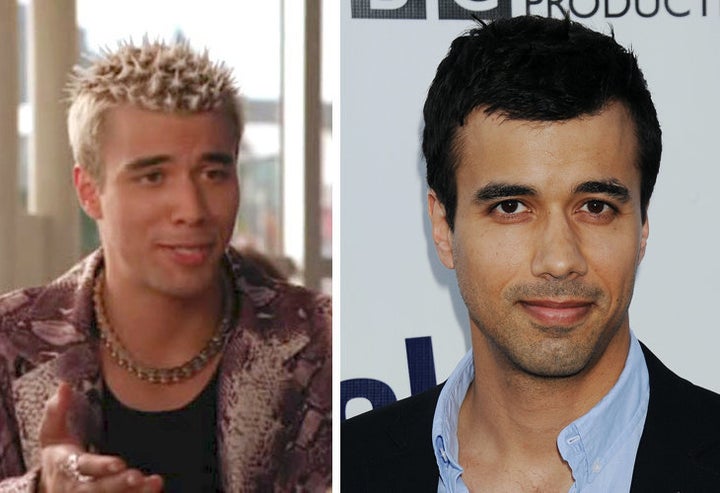 Phillip Rhys as Proto Zoa in 1999’s “Zenon: Girl of the 21st Century” and in 2011.