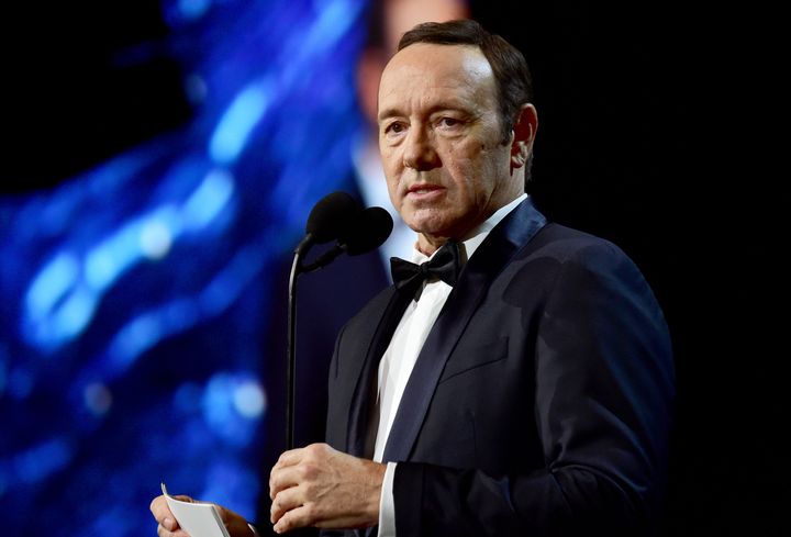 Kevin Spacey, here at a Beverly Hills award ceremony last October, is facing accusations from three more men who claim they were sexually assaulted in England in 1996, 2008 and 2013.