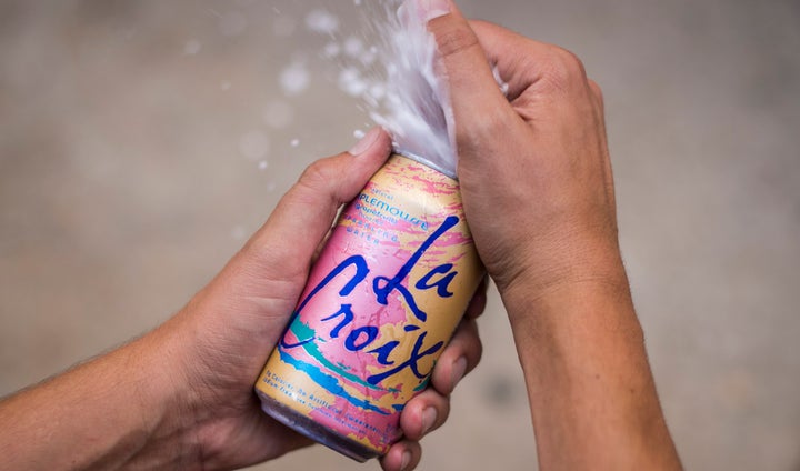 Two male pilots have sued Nick Caporella, the CEO of the National Beverage Corp., which owns LaCroix sparkling water, for doz