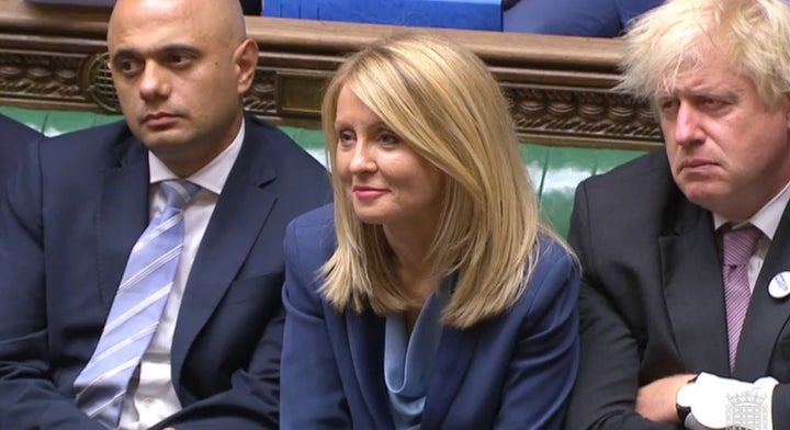 Work and Pensions Secretary Esther McVey in the House of Commons