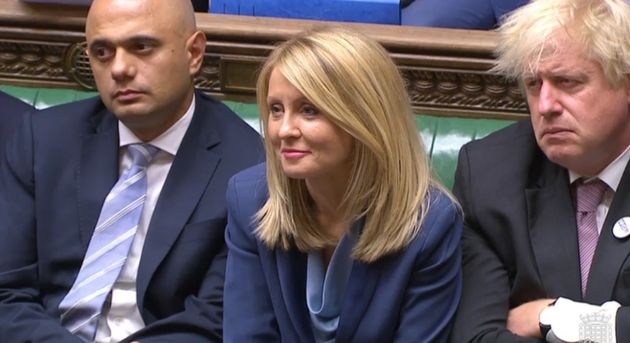 Work and Pensions Secretary Esther McVey in the House of Commons