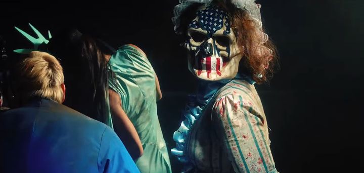 Screenshot from the "Purge: Election Year" trailer.