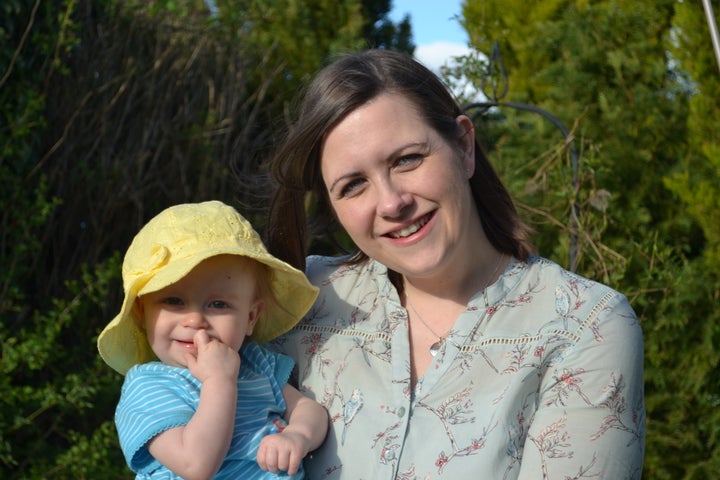 Sarah McHugh and her daughter Harriet. 