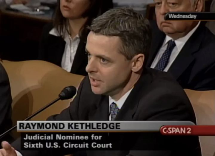 Raymond Kethledge at his Senate confirmation hearing in 2008.