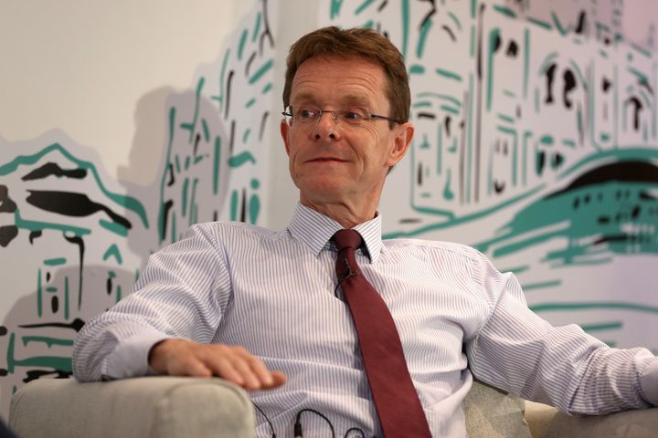 <strong>Andy Street, the Conservative mayor of the West Midlands, speaks to HuffPost UK in Birmingham </strong>