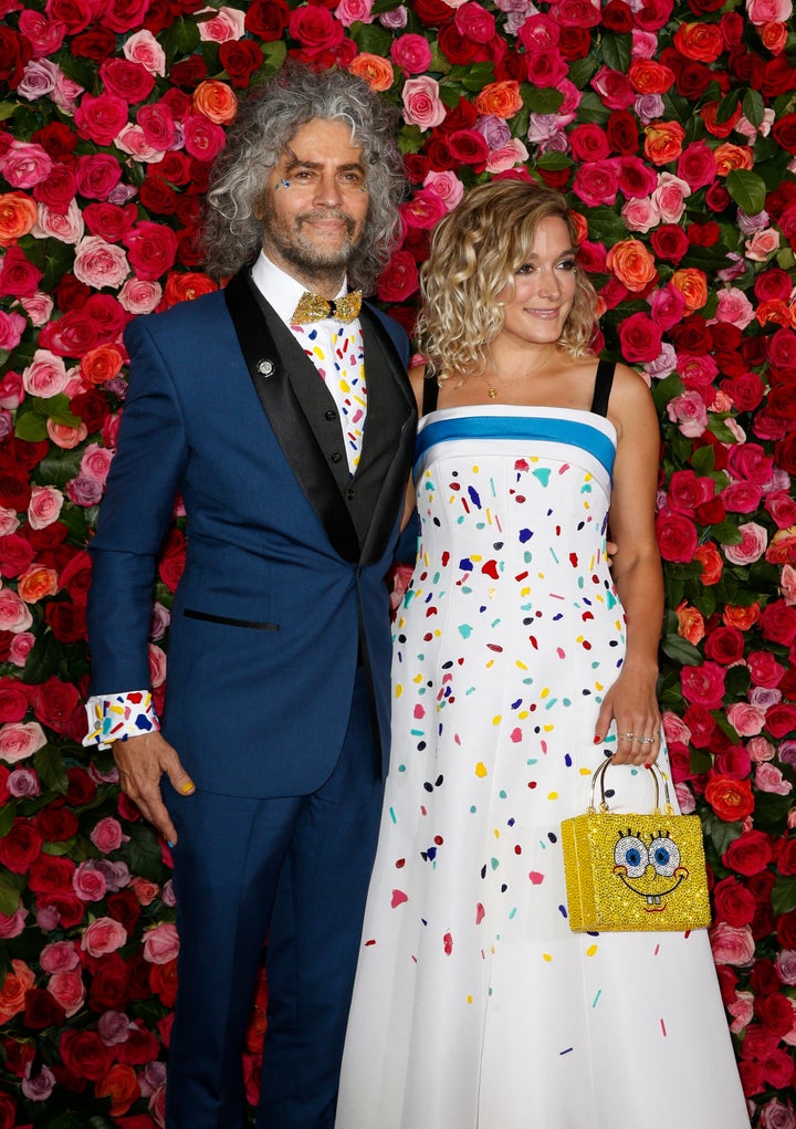 Coyne and his partner, Katy Weaver, walk the red carpet at the Tony Awards in June 2018.