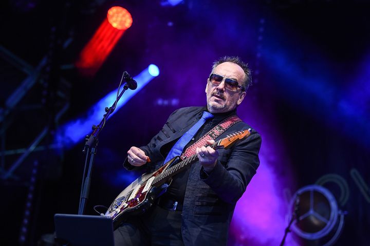 Elvis Costello performing in Brighton last week