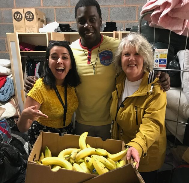 Hattie (left) attends most nights and is constantly working to bring in more volunteers and restaurants to help. For her, Let's Feed Brum is simply the stepping stone towards helping them find a job and have a permanent residence.