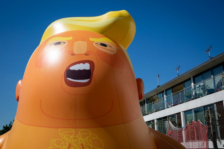 The 'Trump baby' balloon will float above Parliament Square