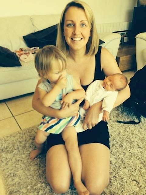 Olivia Siegl with her daughters Éva (left) and Isla-Mai. She developed Postpartum Psychosis after the birth of my her first daughter and suffered with it after her second was born too.