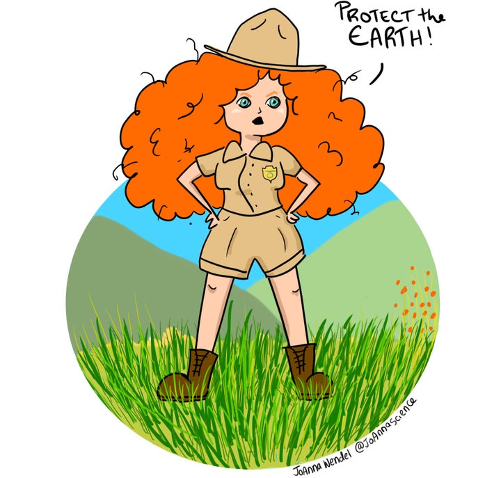 Princess Merida, conservation ecologist and park ranger