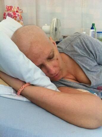 During my intense chemotherapy for AML
