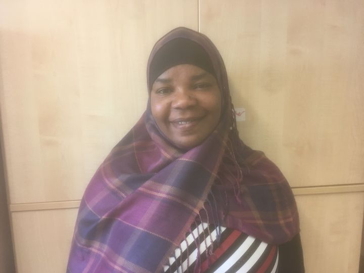 Latifa Mohammed arrived from Ghana in 2014. She is learning English and hopes to become a classroom teaching assistant 
