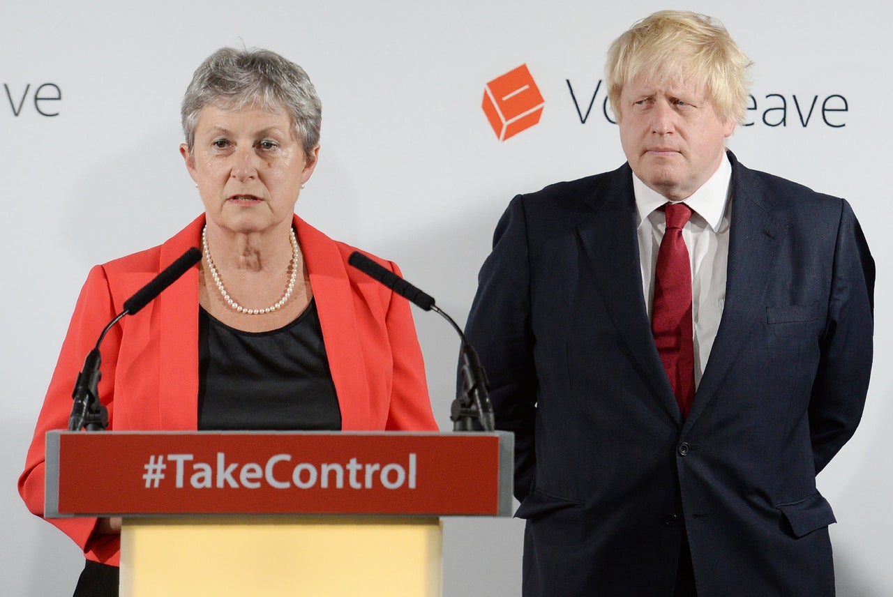 <strong>Gisela Stuart and Boris Johnson</strong>