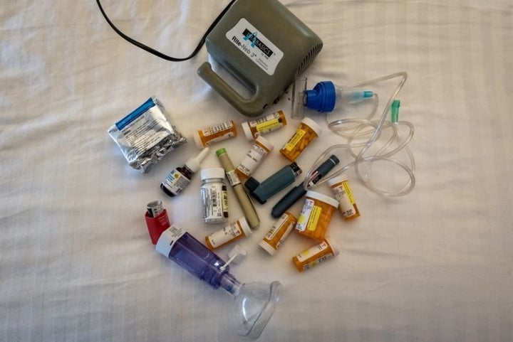 Jenyffer Ortiz takes 14 different medications daily.