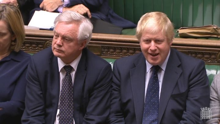 David Davis and Boris Johnson