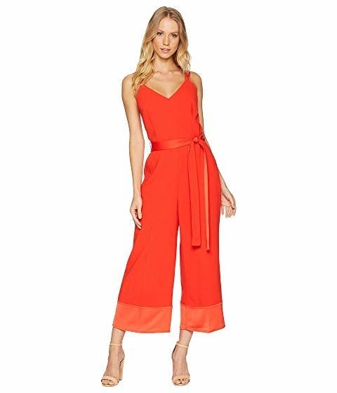 Coral jumpsuit 2024 for a wedding