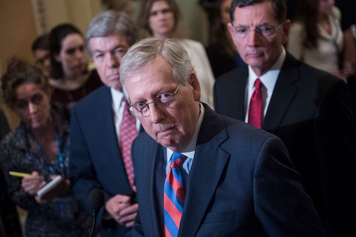 Senate Majority Leader Mitch McConnell (R-Ky.), who denied a Supreme Court seat to President Barack Obama's pick, says Democrats should treat the confirmation process "with the respect and the dignity that it deserves" for Trump's court nominee. Really?