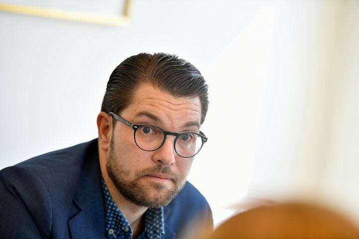 Jimmie Åkesson presents himself as the young reasonable face of the Sweden Democrats.