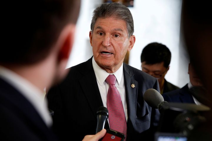 Sen. Joe Manchin (D-W.Va.) is one of four vulnerable Democrats being hit with ads pressuring them to get behind Supreme Court nominee Brett Kavanaugh.