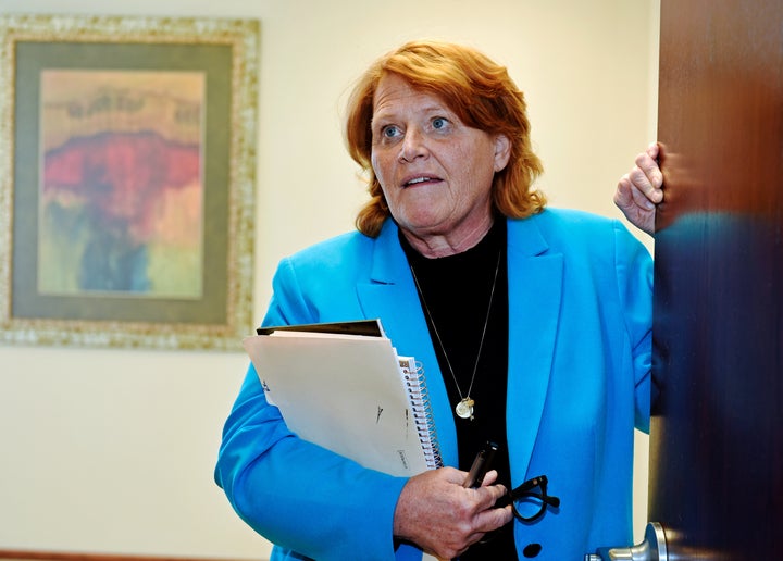 Ugh, leave me be. -- Sen. Heidi Heitkamp, probably, on ads pressuring her to support, or reject, Trump's Supreme Court nominee.