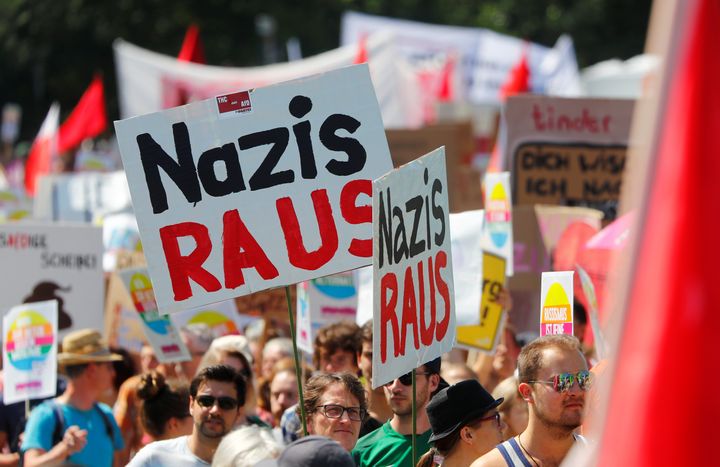 Διαδηλώσεις κατά του AfD στη Γερμανία, ανήμερα της διεξαγωγής συνεδρίου του κόμματος (30 Ιουνίου 2018)