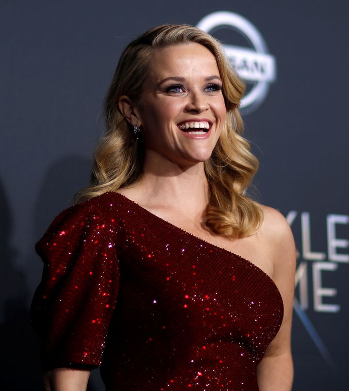 Reese Witherspoon poses at the premiere of