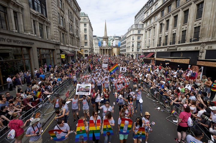 The London Pride parade this past weekend was disrupted by a group of so-called TERFs -- trans-exclusionary radical feminists.