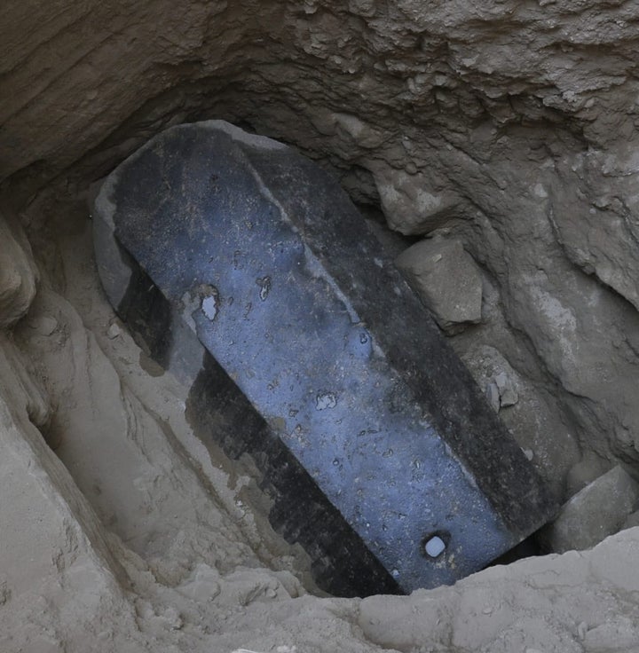 An ancient tomb dating to the Ptolemaic period in the Sidi Gaber district of Alexandria, Egypt.