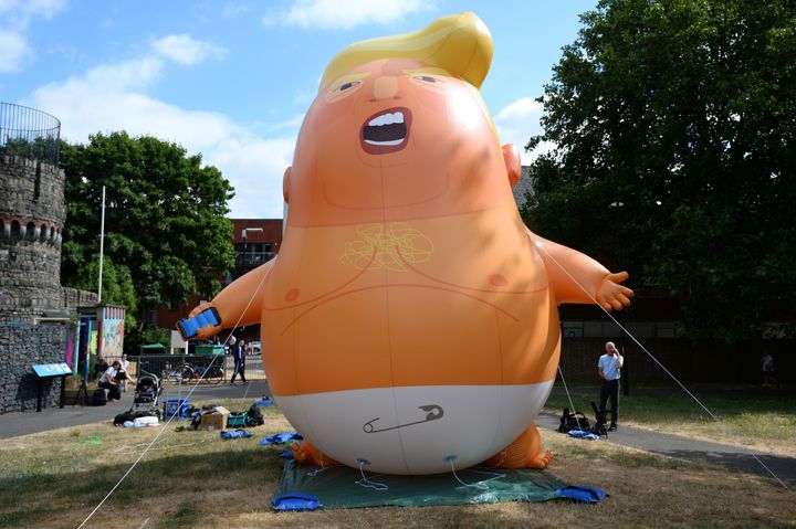 The giant Trump Baby
