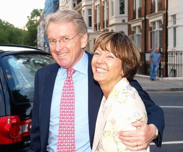 Sir Christopher Meyer with his wife Catherine.