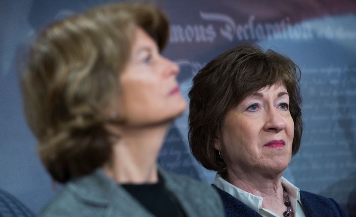 Sens. Lisa Murkowski (R-Alaska) and Susan Collins (R-Maine) are two senators who are targeted as potential "no" votes against Kavanaugh.