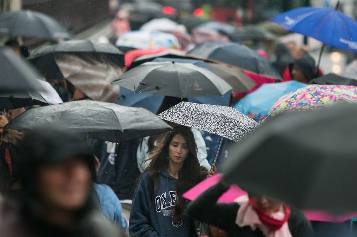 Yellow weather warnings have been issued between 11am and 8pm with up to 30mm of rain expected to fall within just an hour