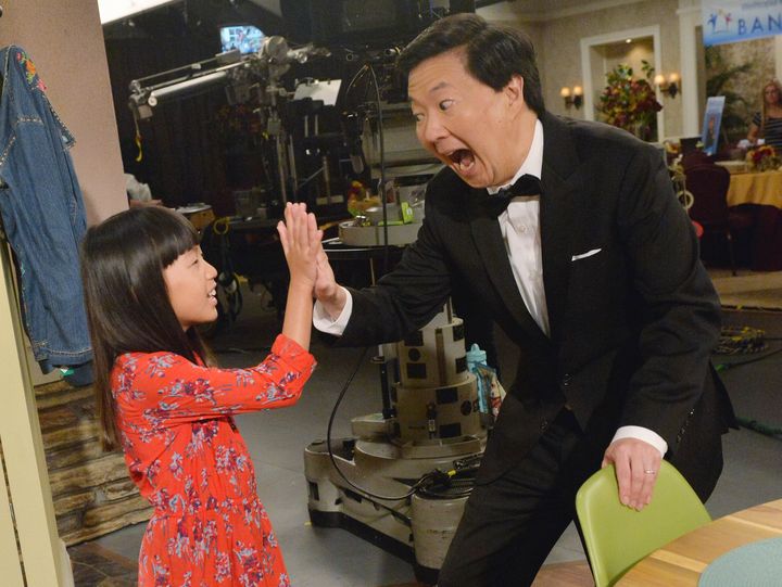 Jeong's daughter Zooey took up acting like her dad and appeared on his show "Dr. Ken."
