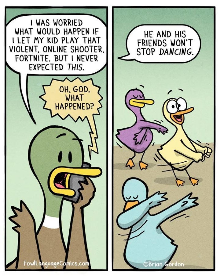 Dad S Funny Comic Sums Up Parenting In The Age Of Fortnite Huffpost Life Dad S Funny Comic Sums Up Parenting In The Age Of Fortnite Huffpost Life