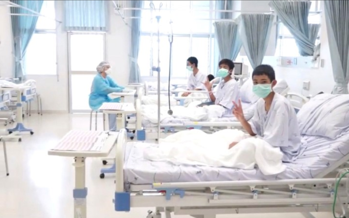 <strong>The boys are expected to be discharged from hospital on Thursday</strong>
