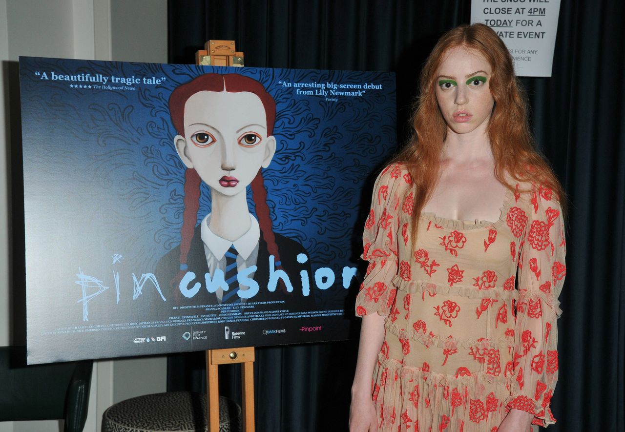 Lily at the 'Pin Cushion' premiere 