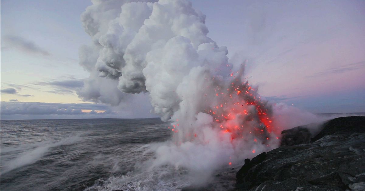 Lava Bomb Hits Tourist Boat | HuffPost UK News