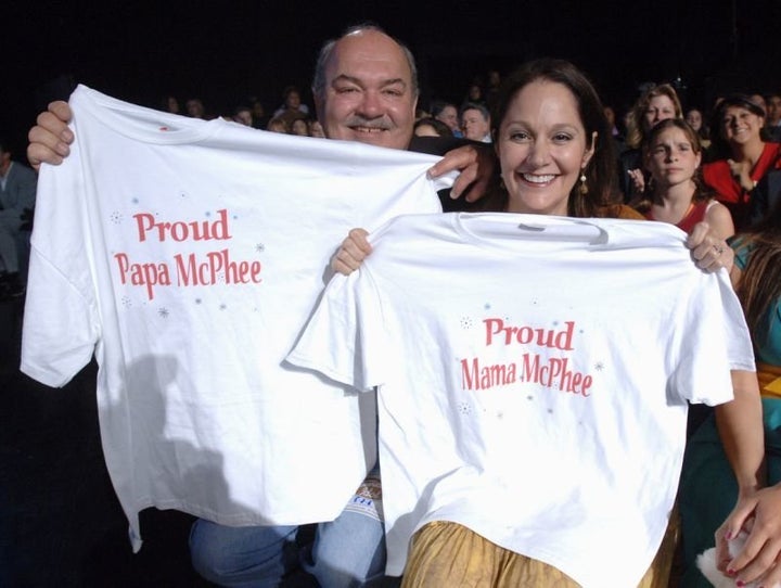 Daniel and Peisha McPhee cheer on their daughter, Katharine McPhee, during her time on American Idol in 2006. 