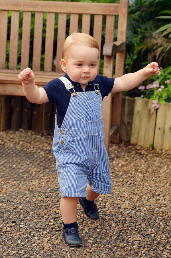 Portrait of Prince George taken July 2, 2014, ahead of his birthday at&nbsp;the Natural History Museum in London.