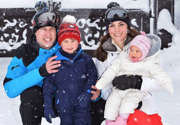  The Royal Family Enjoys a Short Break from private ski on March 3, 2016 in the French Alps 