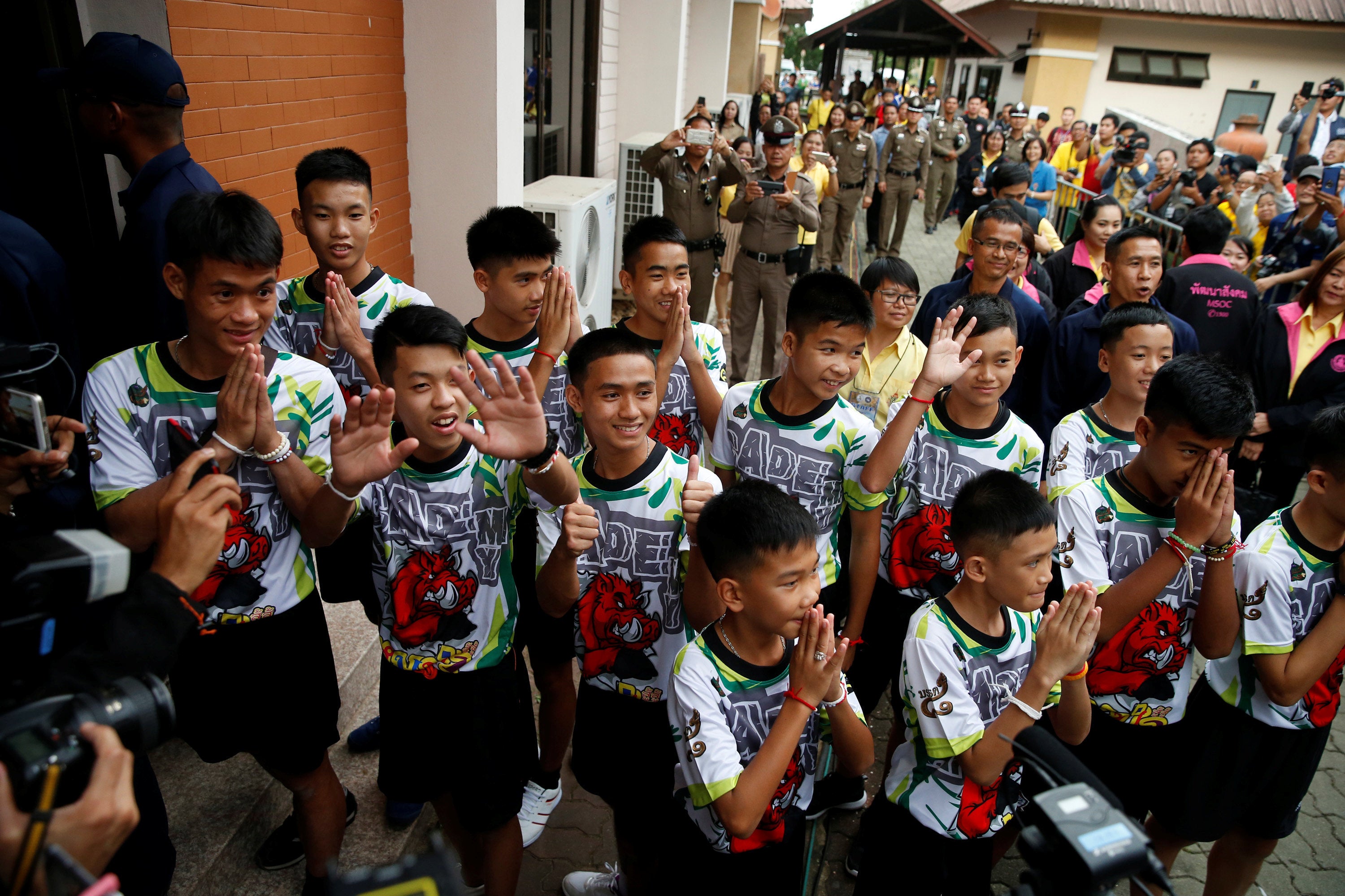 Boys, coach rescued from Thailand cave to be discharged from hospital Thursday