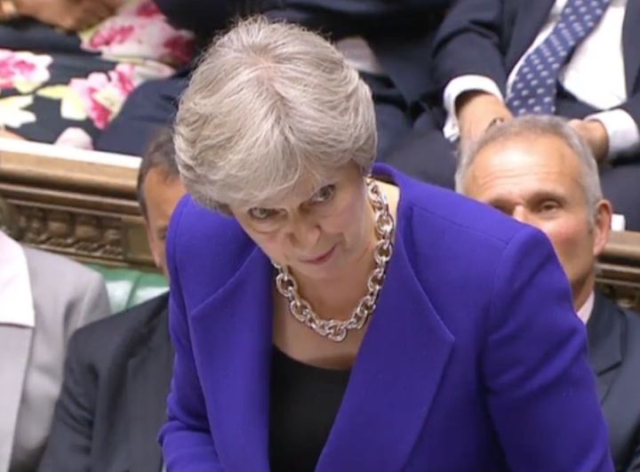 Theresa May responds to Harriet Harman in the House of Commons 