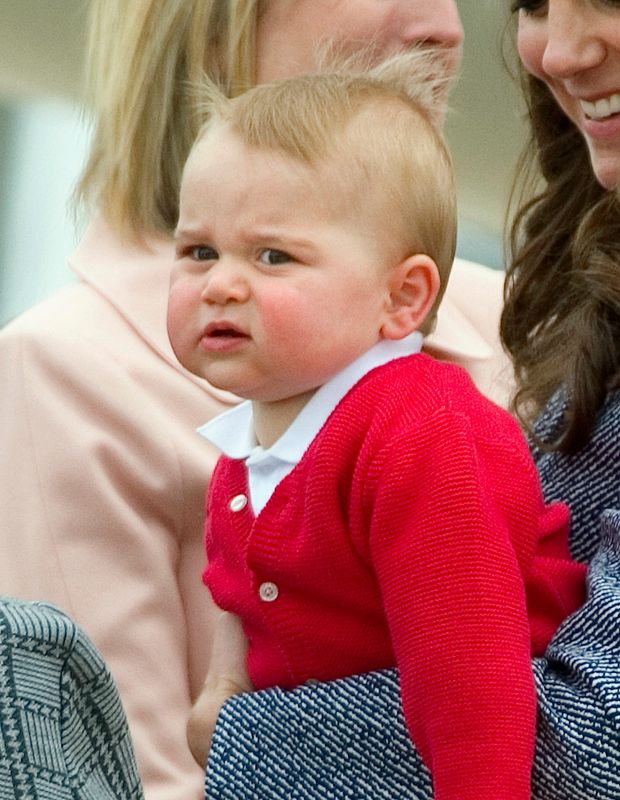 April 2014: From bad to worse. The Prince is less than enthralled by the prospect of a long-haul flight to the UK after his first tour of New Zealand and Australia.